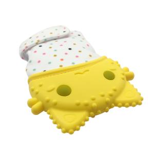 Quality Pain Relief Teething Glove BPA Free Safe Food Grade Silicone Teether for 3-18 Months Babies BPA Free and Food Grade wholesale