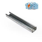 Hdg 41 x 41 mm Slotted Stainless Steel Unistrut Channel