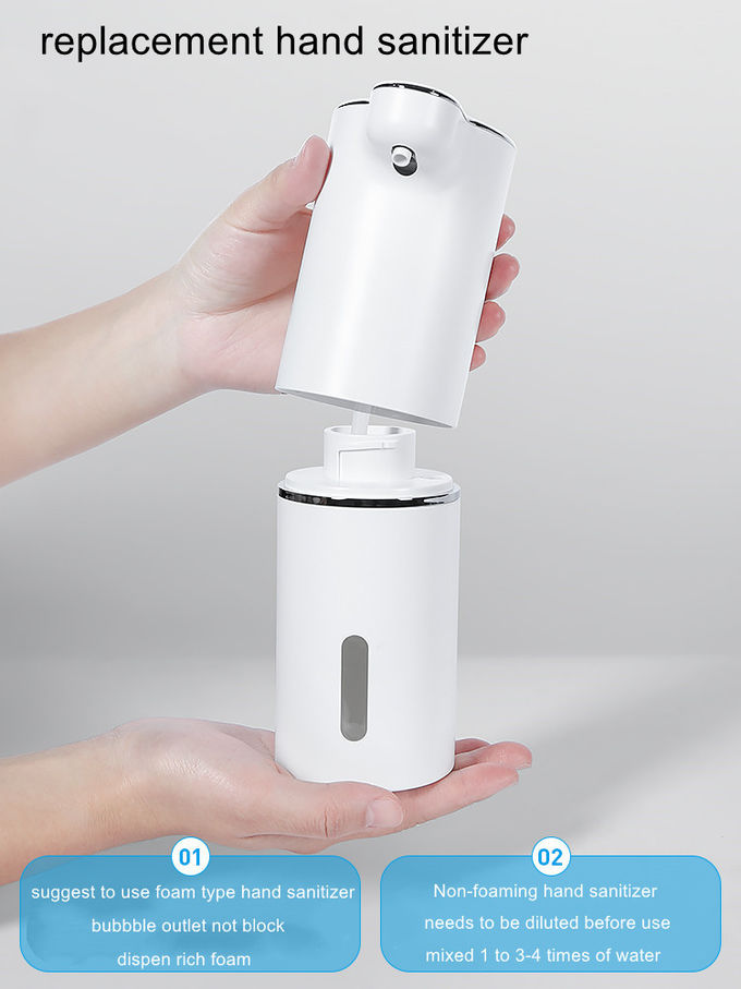 Waterproof Usb Rechargeable Soap Dispenser 300ML Touchless Countertop
