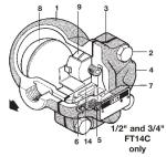 DN25 Spirax Sarco Float & Thermostatic Steam Trap FT14HC