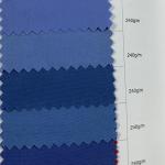 Customized Fine Twill TR Suit Fabric 155G 57/58 Density 130*70