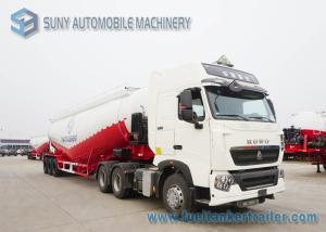 Quality White Durable Heavy Duty Dry Bulk Tanker Trailer High Capacity wholesale