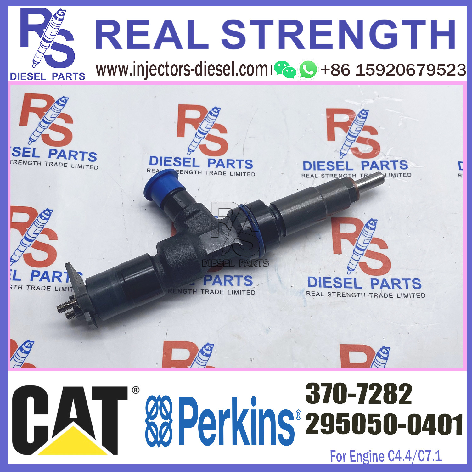 Caterpillar Perkins C7.1 C6.6 Injector 295050-0401 370-7282 3707282 20R-2478