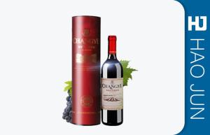 Quality Biodegradable Cardboard Wine Tubes Package With Glossy Lamination Surface wholesale