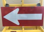 Road Indication Reflective Traffic Signs L400*W280*H2.0mm