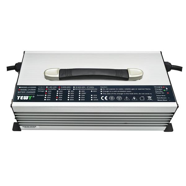 High power battery charger for lithium-ion LFP batteries 67.2V 30A 54.6V 38A