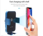 Infrared Sensing Aluminum Alloy 10W Qi Car Phone Charger