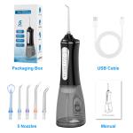 2500mAh Battery Powered Water Flosser for Travel , Large Tank Cordless Dental