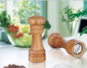 Quality Bamboo salt pepper grinder wholesale