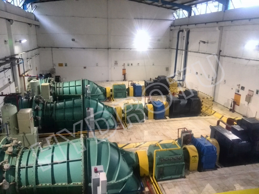 0.1MW-10MW Horizontal S Type Turbine with Synchronous Generator, Speed Governor, Inlet valve