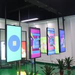 55 Inch Double Sided Digital Signage Screens Window Sunlight 1920x1080