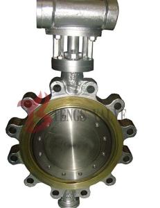 Quality Hard Seal Metal Seated Butterfly Valve Gear Type For Metallurgy / Light Industry wholesale