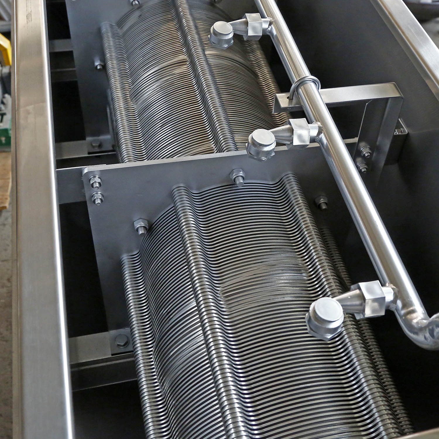 Filter Press System Screw Dehydrator No Secondary Pollution High Performance