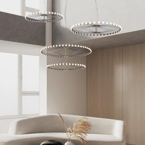 Quality Duplex Building Ferris Wheel Large Chandelier Creative Industrial Ring Pendant Light(WH-AP-588) wholesale