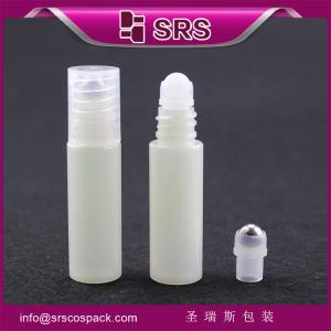 Quality hot sell plastic roll on bottle with steel ball ,PET special style empty cosmetic bottle wholesale