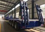 Four Axles Lowbed Semi Truck And Trailer With ISO / 3C / BV / IFA / SGS