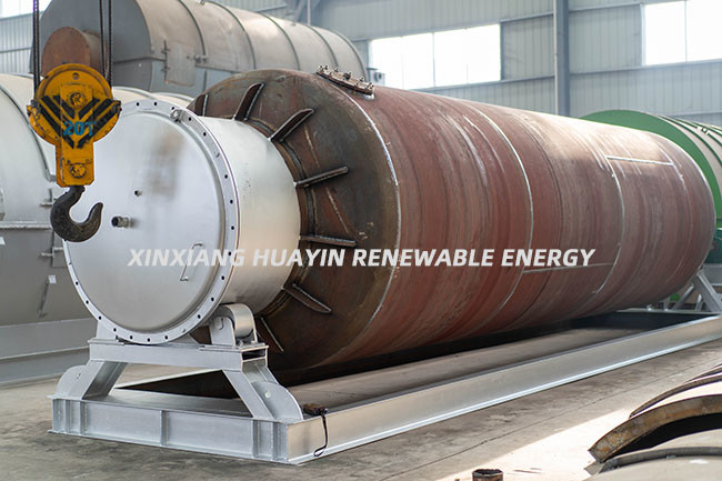 Huayin 5 Ton Pyrolysis Equipment Waste Tyre To Diesel Plant