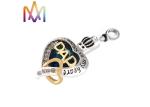 42 x 23 MM Cremation Jewelry Engraved Necklace Charms