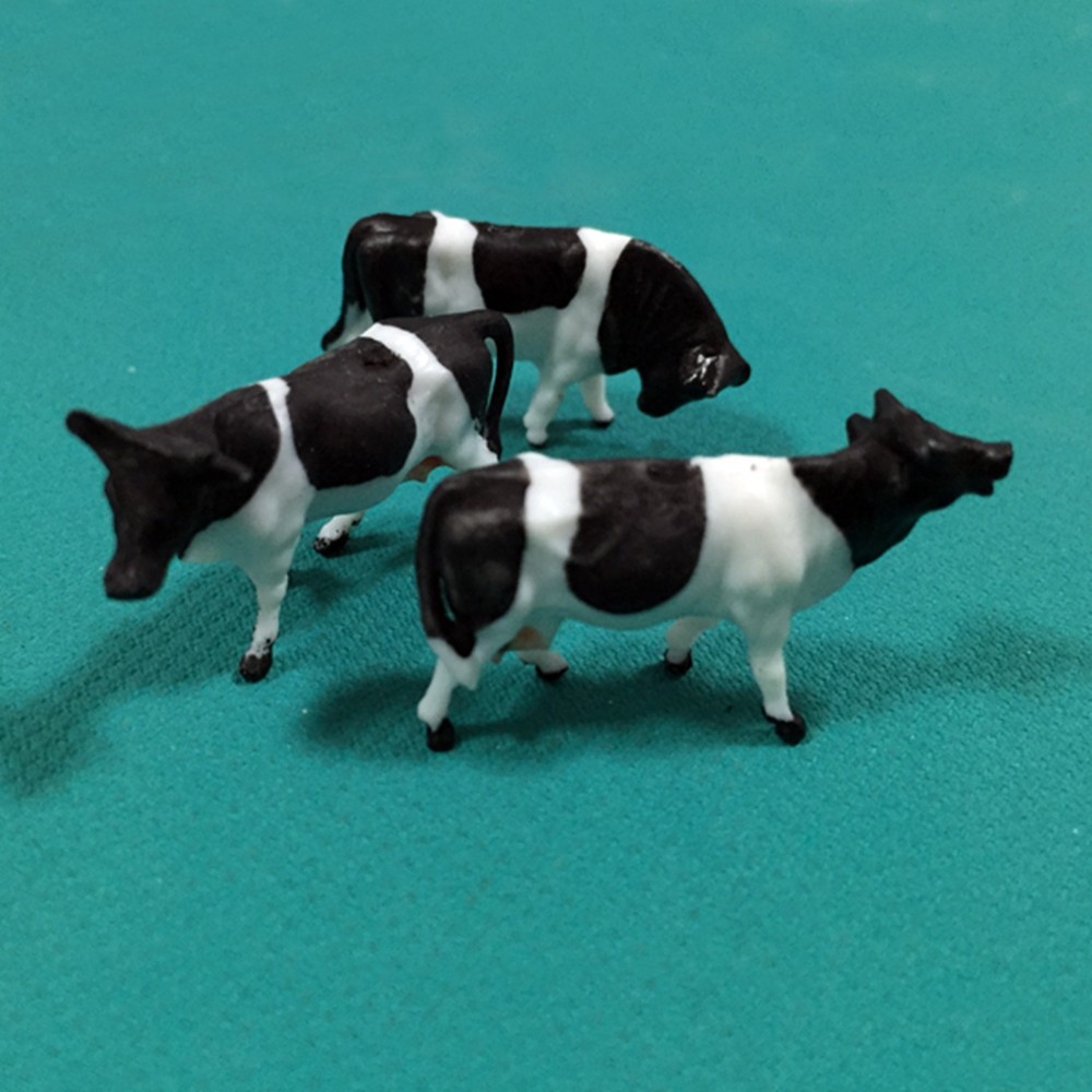 ABS plastic animals cows,horse and sheep Architectural model Animals for farm working