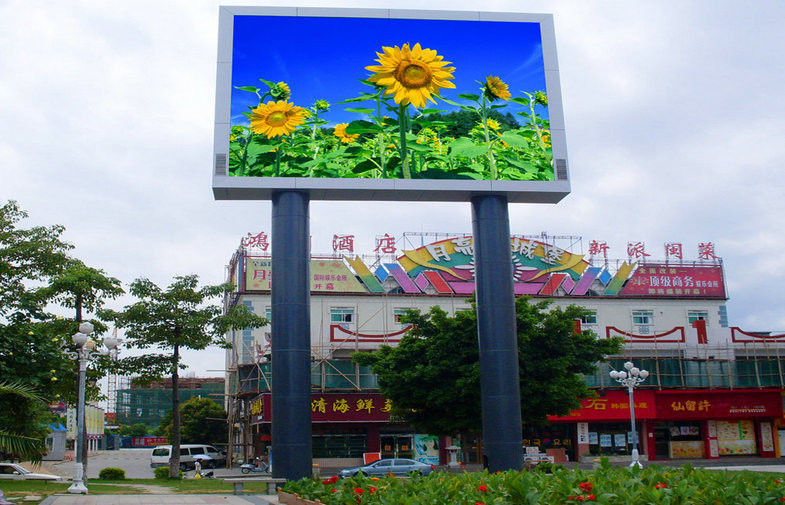 P6 Waterproof Cabinet LED Billboard , High Brightness LED Video Wall Display