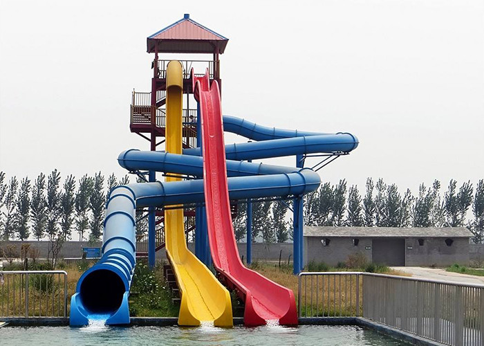 Hotel And Resort Fiberglass High Speed Water Slide