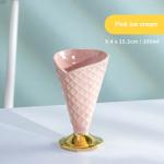 Porcelain Ceramic Home Decoration Cup For Ice Cream Dessert OEM