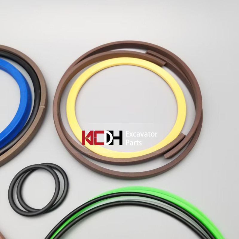 Rotary Large Medium Bucket Arm Cylinder Oil Seal Repair Kit Fluorine Rubber