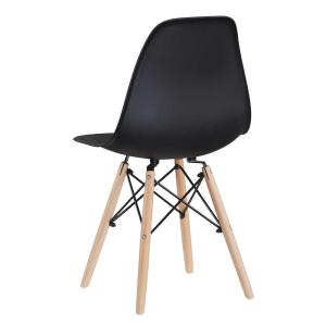 Quality 32.28in height Set Of 4 Dining Room Chairs / Polypropylene Plastic kitchen Chairs wholesale