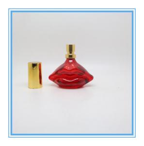 Quality 25ML plastic cap lip lady choose special shape glass bottle wholesale