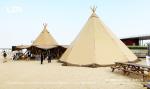 Outdoor Event Large Tipi Tent Camping Tent Multifunctional