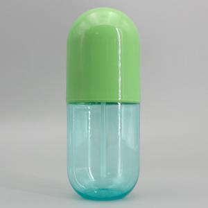 Quality Capsule Shape 120mm 8.45oz Refillable Plastic Spray Bottles wholesale