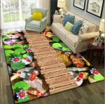 3D Printing Sea World Blending Crystal Velvet Living Room Floor Carpets 120