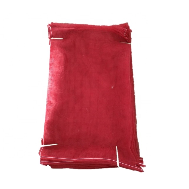 Customized Size HDPE Mesh Bag for Vegetable and Fruit PE Raschel Net Potato Bag 50kg