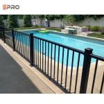 Modern Aluminum Balustrade Pool Security Fencing Floor Mounted Weather