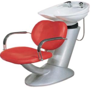 Quality Durable Shampoo Chair And Bowl Combo For Hair Washing , Pu Leather Materials wholesale