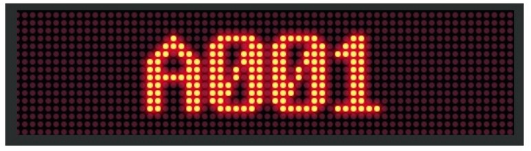 queue management system led counter display 