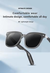 Quality Bluetooth 5.3 Ultralight Smart Glasses 220mAh Battery Capacity Listen To Music 17g Weight wholesale