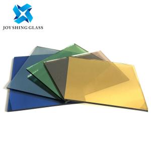 Quality Euro Grey Reflective Tempered Glass 4mm Light Grey Coated Toughened Glass wholesale