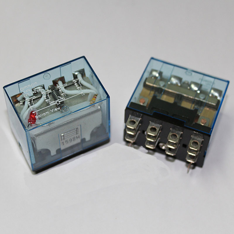 Omron relay LY4N-J-12VDC/ 24VDC/ 110VAC/ 220VAC (14 Pin)