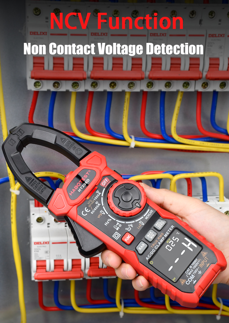Handheld Digital Power Smart Clamp Meter 1000 Amp 1000v
