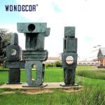 Outdoor Garden 3D Bronze Statues Sculpture Metal Decoration Large Modern