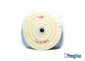 Quality Wear Resistant Dental Rotary Tools White Cloth Buffing Polishing Wheel wholesale