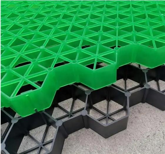 500*500*70MM High Compressive Strength HDPE Interlocking Gravel Grass Paving