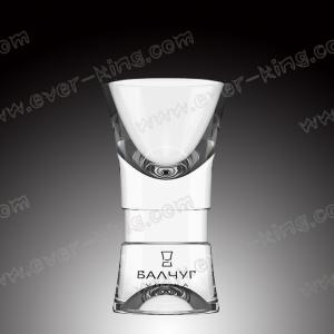 Quality 50ml Hot Sale Heavy Bottom Bullet Shape Shot Glass Cup wholesale