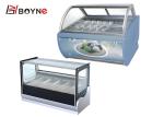 R134a Cake Display Case Milk Tea Shop Ice Cream Display Freezer