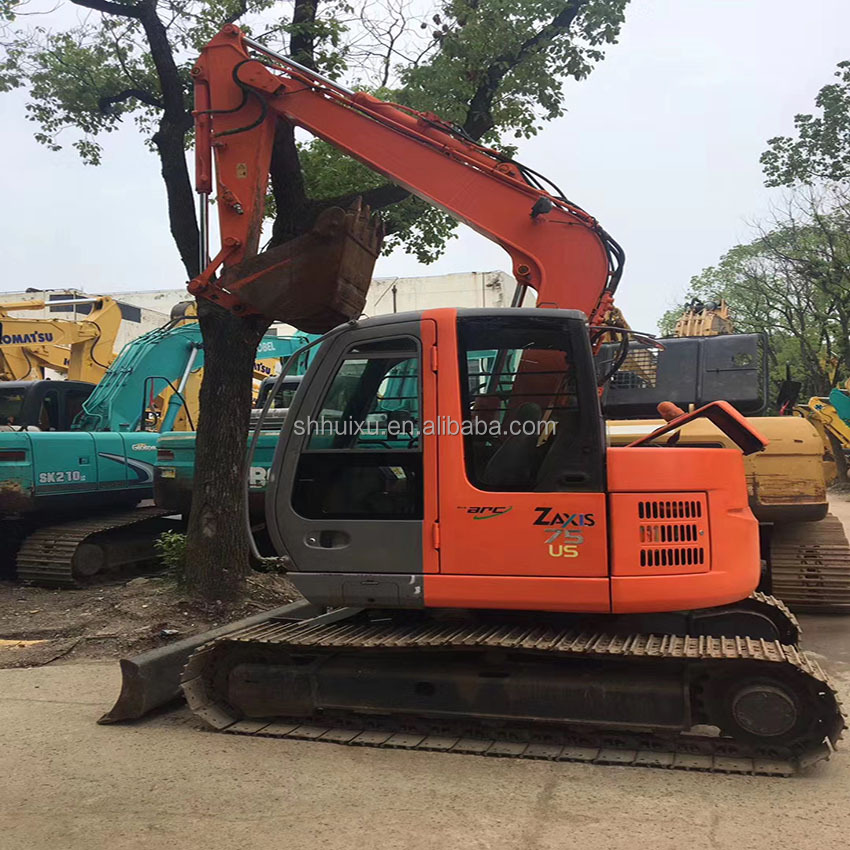 Used Hitachi75US mini excavator for sale second hand Hitachi75US small digger in good condition