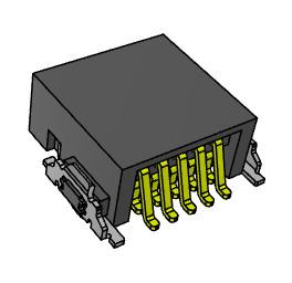 Quality L 10.00mm High Speed Board To Board Male Connector Right Angle 90 wholesale