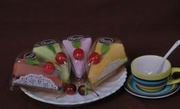 Quality 100% Cotton Cake Towel in Sanwich Shape (YT-9901) wholesale