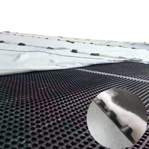 Quality Foundation Drainage Made Easy HDPE Plastic Dimple Waterproofing Board with Geotextile wholesale