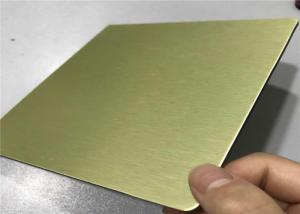 Quality Advanced Technology Polished Aluminum Sheet Metal Uv - Resistance Roughed Brushed wholesale